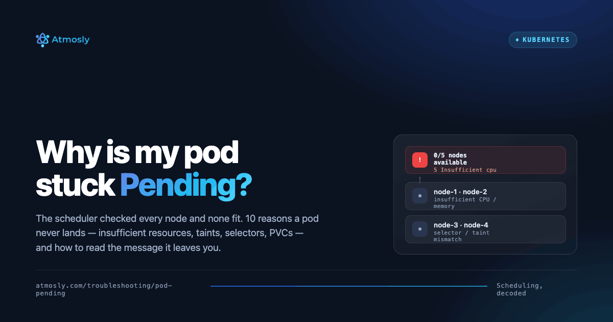 Kubernetes Pod Pending: 10 Reasons & How to Fix